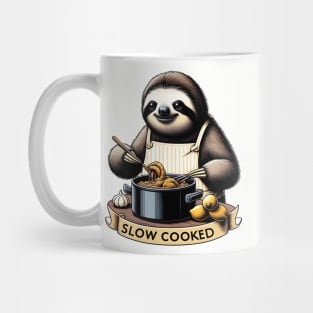 Slow cooked - sloth is a great chef Mug